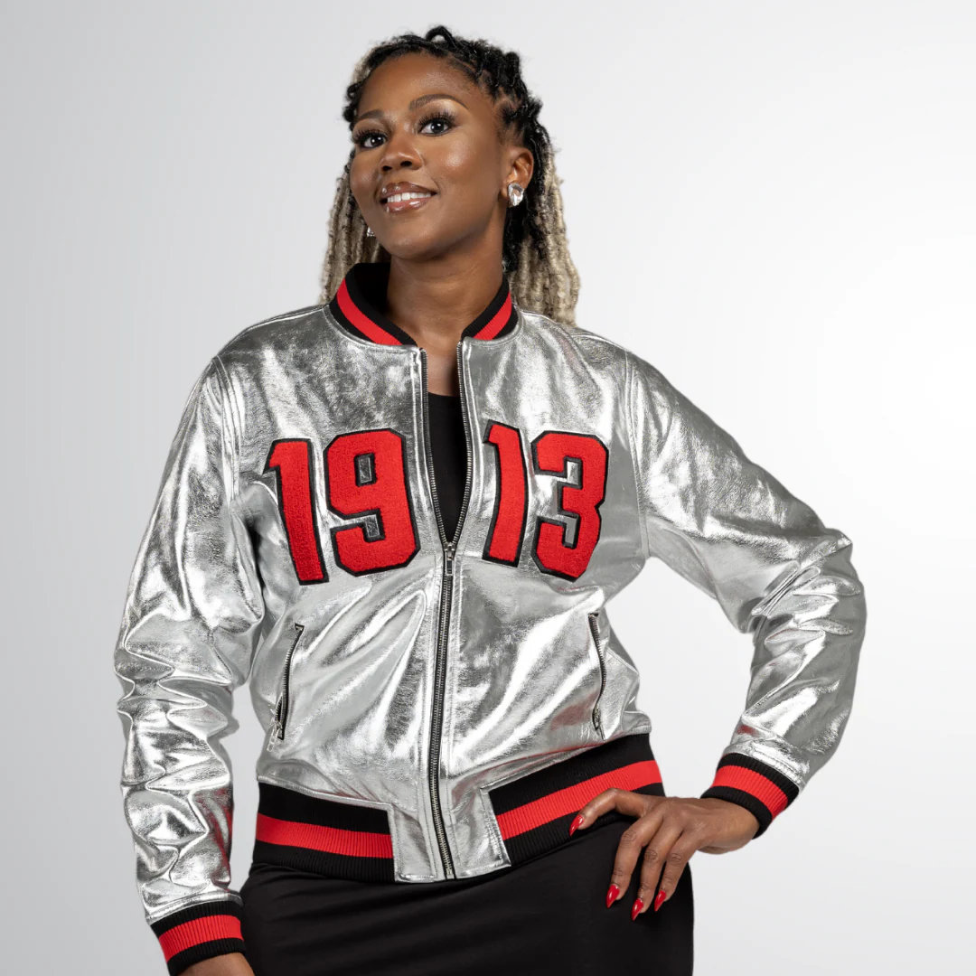 1913 Silver Bomber Jacket - Image 4