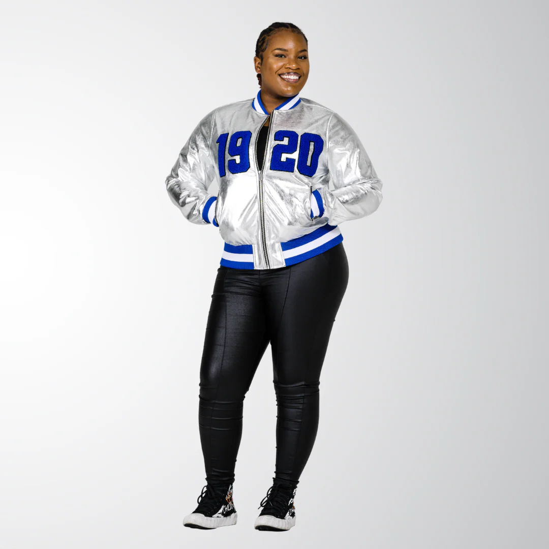 1920 Silver Bomber Jacket - Image 5