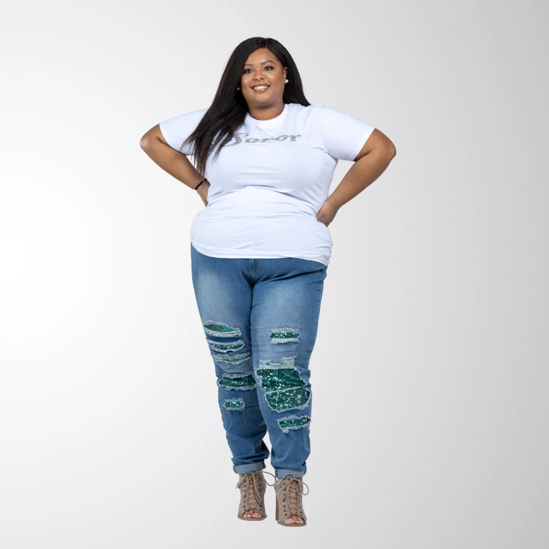 White Diamond “Soror” Shirt - Image 8