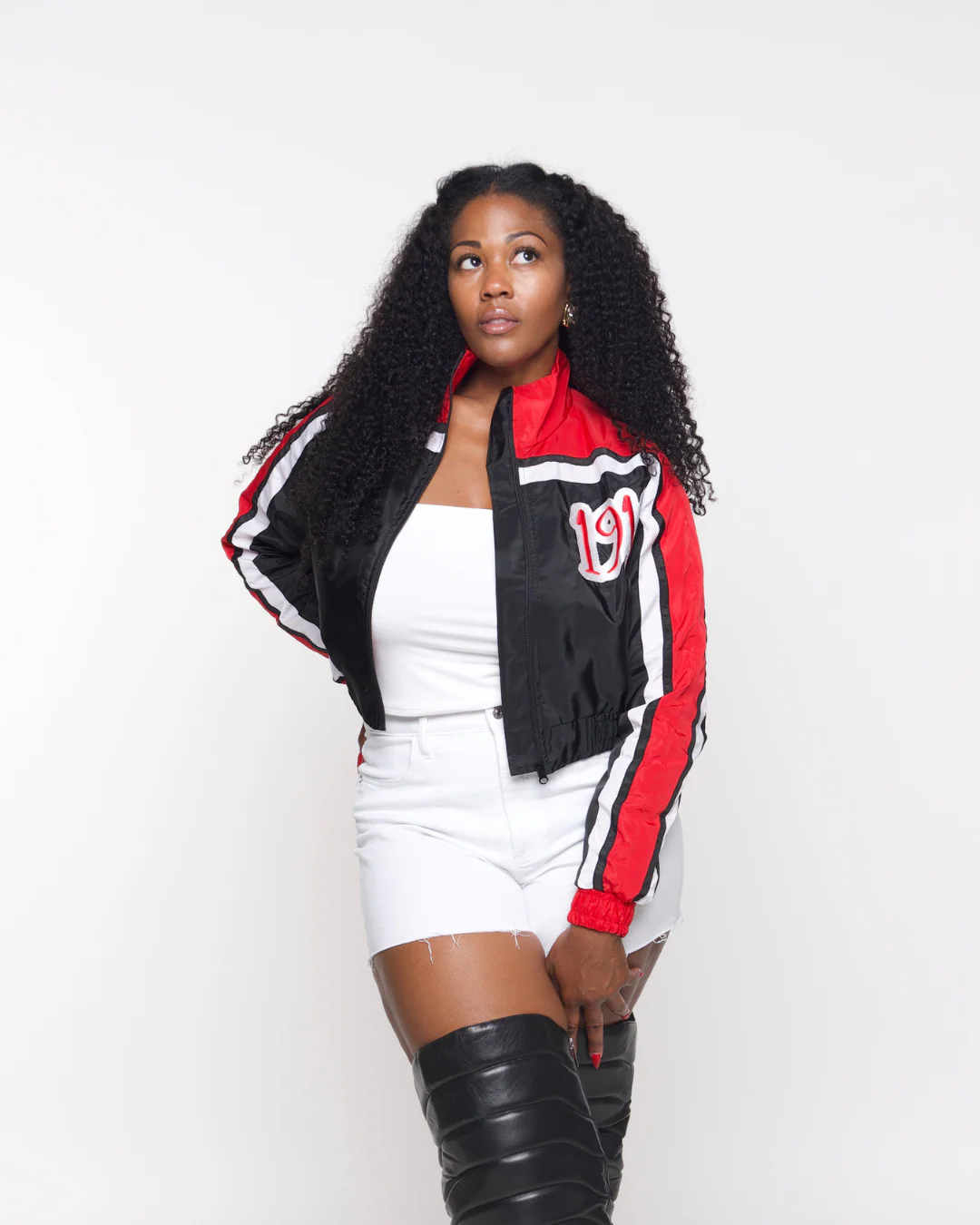 1913 Crop Nylon Jacket - Image 3