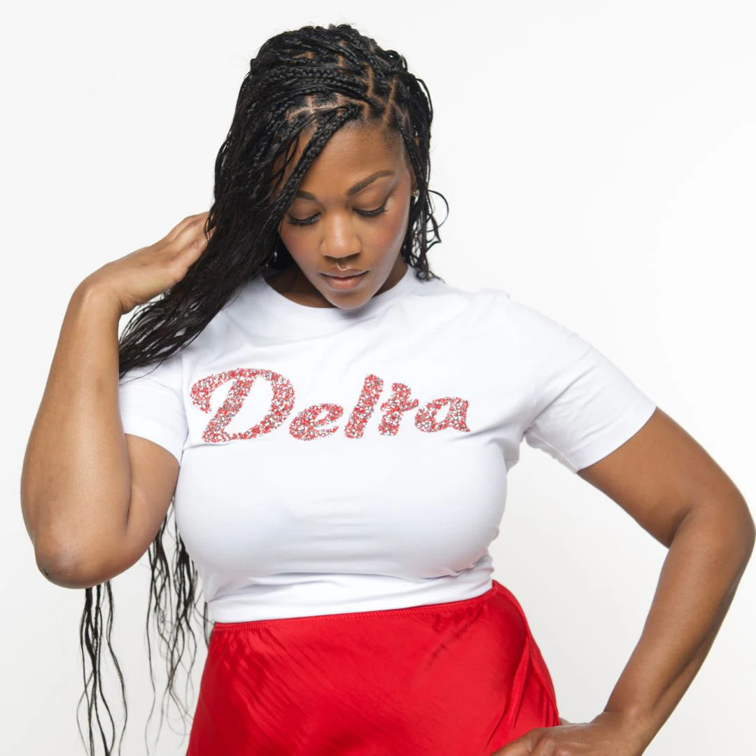 White 'Delta' Diamond Shirt - Image 3